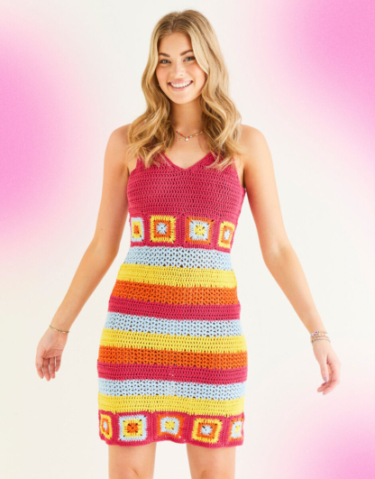 Mainstage Mini Dress in Sirdar Stories DK (10531)