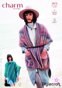 Stylecraft Ponchos & Cape/Shawl in Charm 4ply 9879