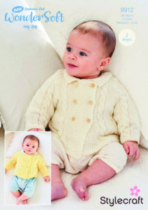 Stylecraft Jackets in Wondersoft 3ply 9912