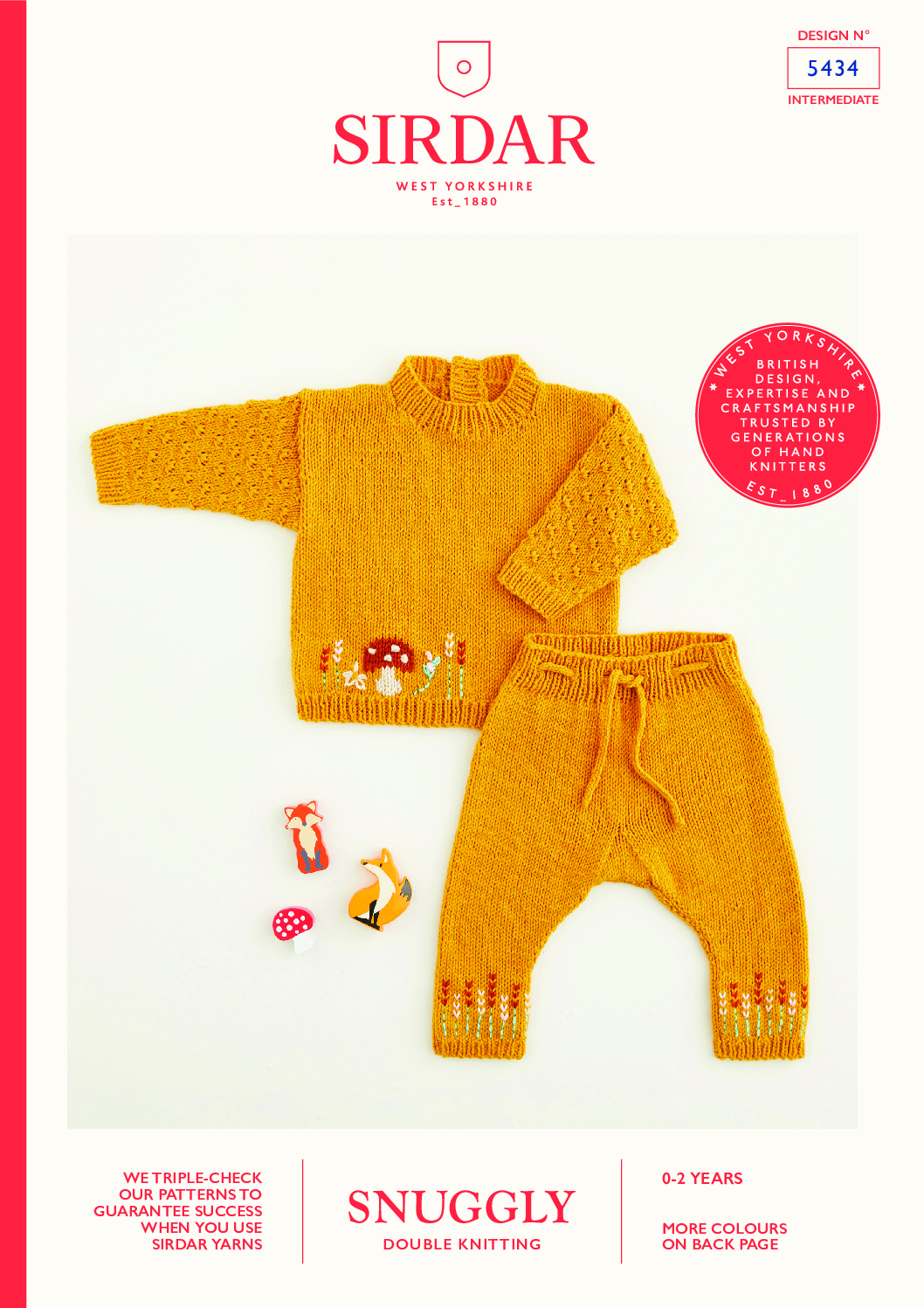 Toad Stool Sweater & Trousers in Sirdar Snuggly DK (5434)