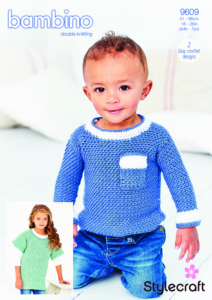 Stylecraft Crochet Woven Sweater & Top in Bambino DK (9609)