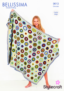 Stylecraft Pressed Flowers Crochet Blanket in Bellissima DK 9613