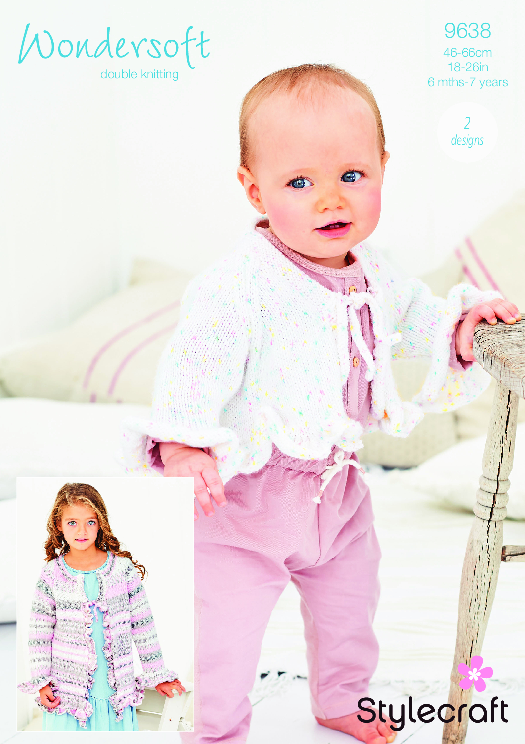 Stylecraft Jacket & Bolero in Wondersoft DK 9638