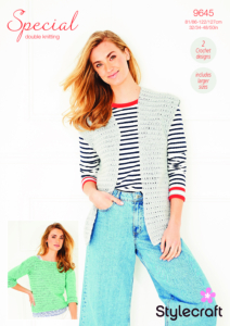 Stylecraft Crochet Sweater & Waistcoat in Special DK 9645