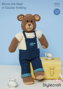 Stylecraft Crochet Bruno the Bear in DK 9669