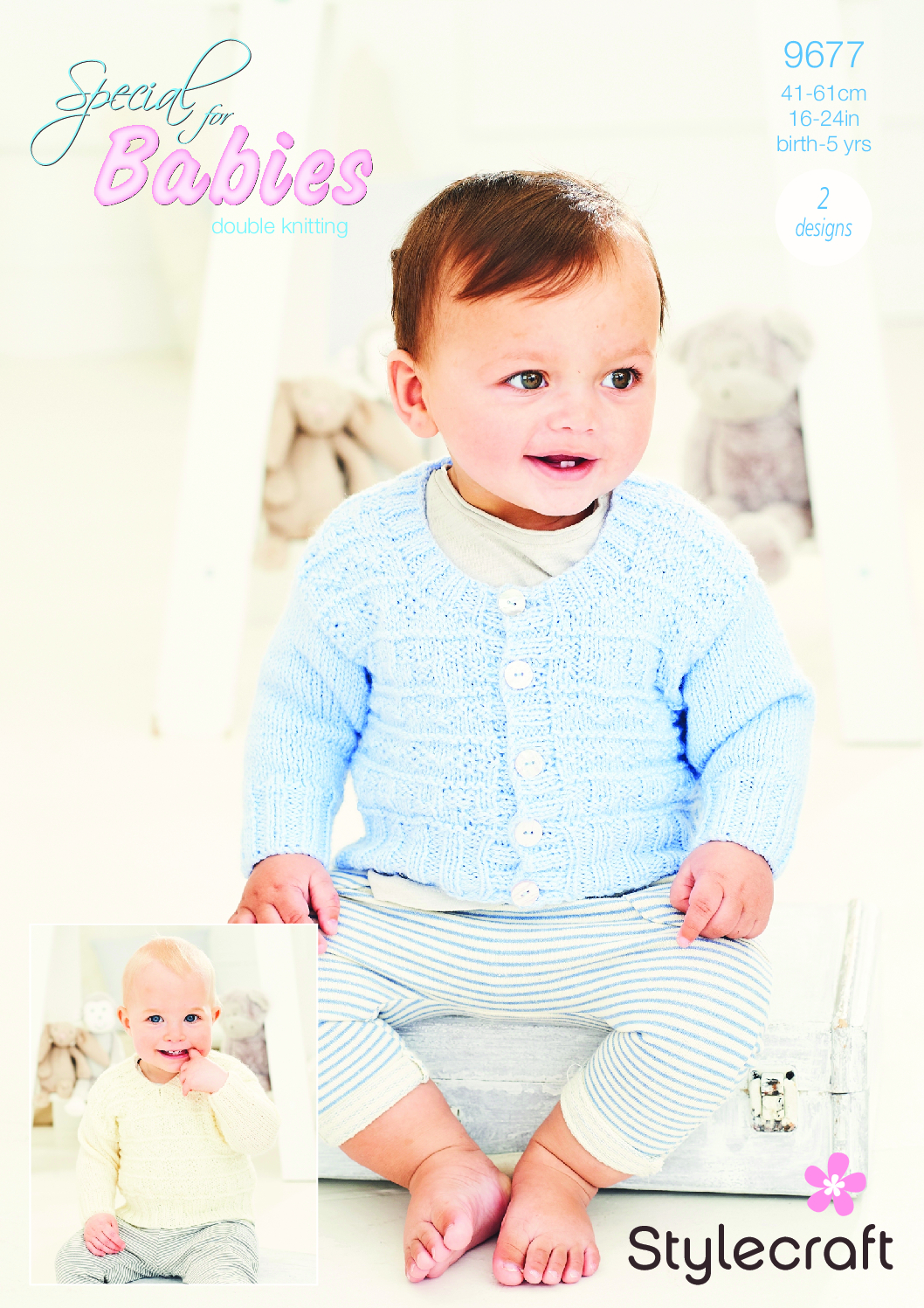 Stylecraft Cardigan & Sweater in Special for Babies DK 9677