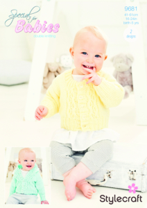 Stylecraft Hoodie & Cardigan in Special for Babies DK 9681