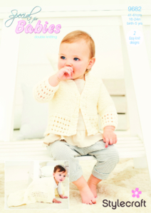 Stylecraft Cardigan & Blanket in Special for Babies DK 9682