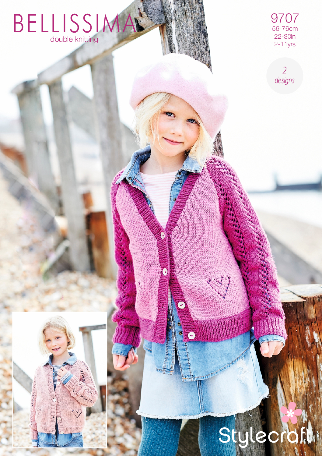 Stylecraft Cardigans in Bellissima DK 9707