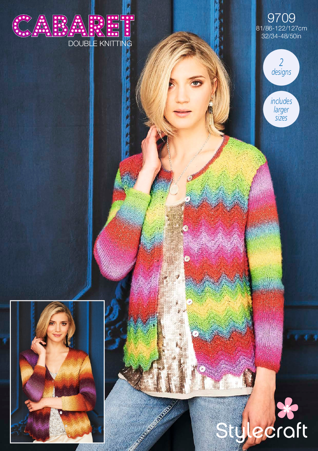 Stylecraft Cardigans in Cabaret DK 9709