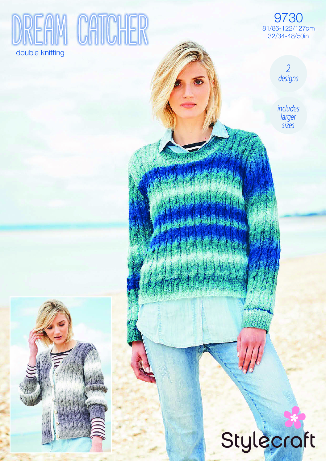 Stylecraft Jumper & Cardigan in Dream Catcher DK 9730