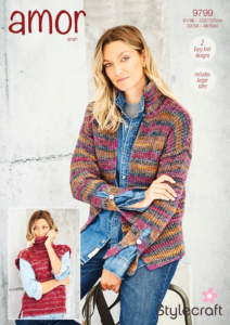 Stylecraft Jacket & Tunic in Amor Aran 9799