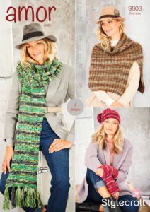 Stylecraft Accessories in Amor Aran 9803