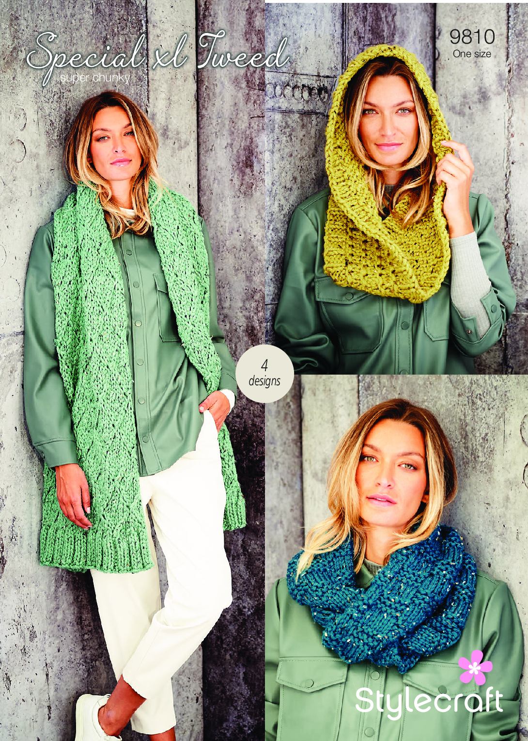 Stylecraft Accessories in Special XL Tweed 9810