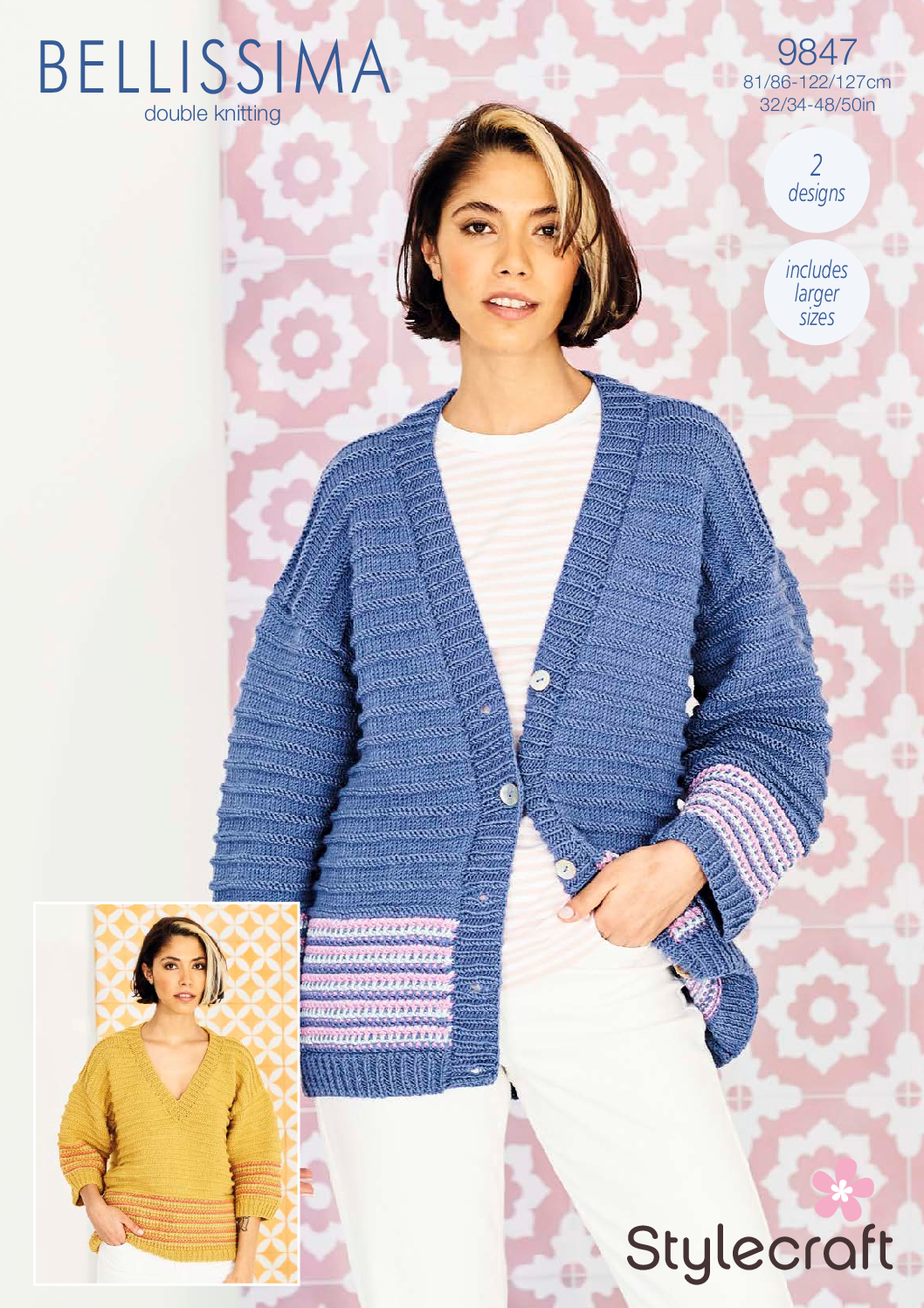 Stylecraft Cardigan & Sweater in Bellissima DK 9847