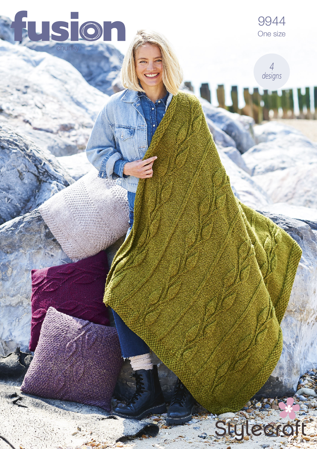 Stylecraft Blankets & Cushions in Fusion Chunky 9944