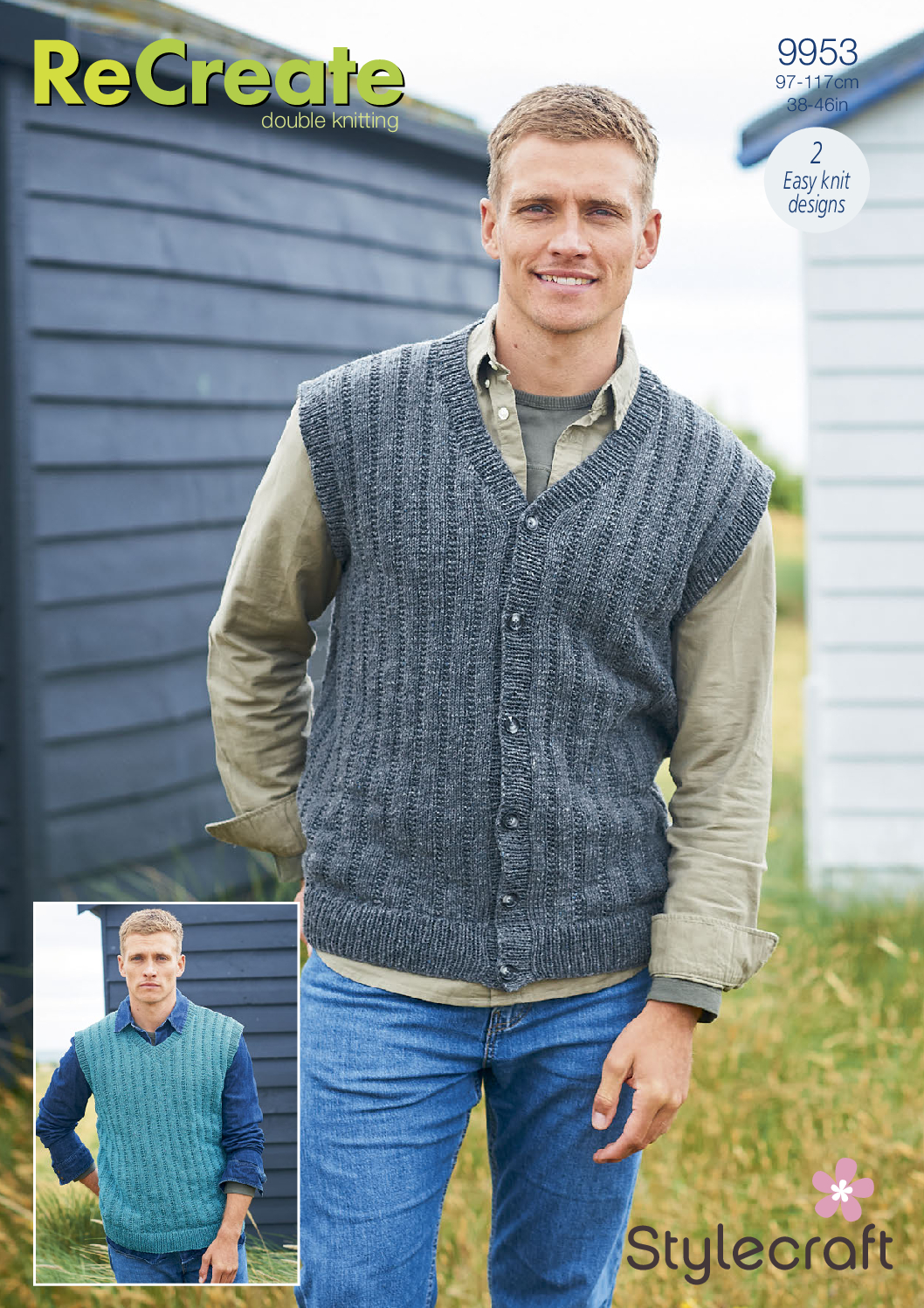 Stylecraft Tank Top & Waistcoat in ReCreate DK 9953