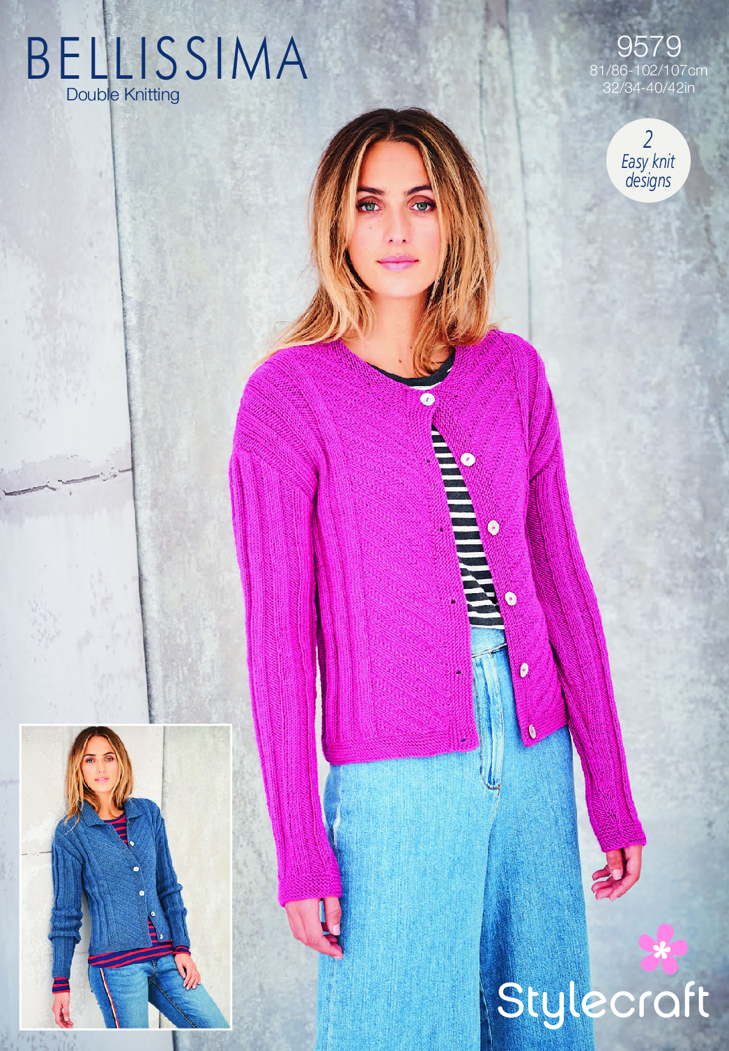 Stylecraft Cardigans in Bellissima DK 9579