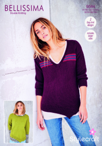 Stylecraft Sweaters in Bellissima DK 9584