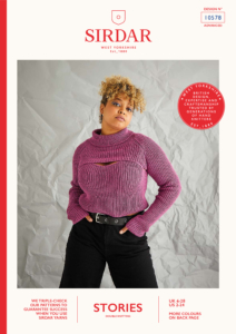 Night Life Vest & Roll Neck in Sirdar Stories DK (10578)