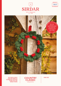 Christmas Berries Festive Wreath in Sirdar Country Classic DK (10657)