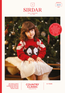 Kids Christmas Rudolph Jumper in Sirdar Country Classic DK (2610)
