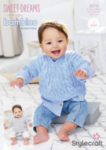 Stylecraft Sweater & Tank Top in Sweet Dreams DK & Bambino DK 9976