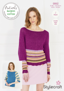 Stylecraft Sweaters in Naturals - Bamboo & Cotton DK 9992