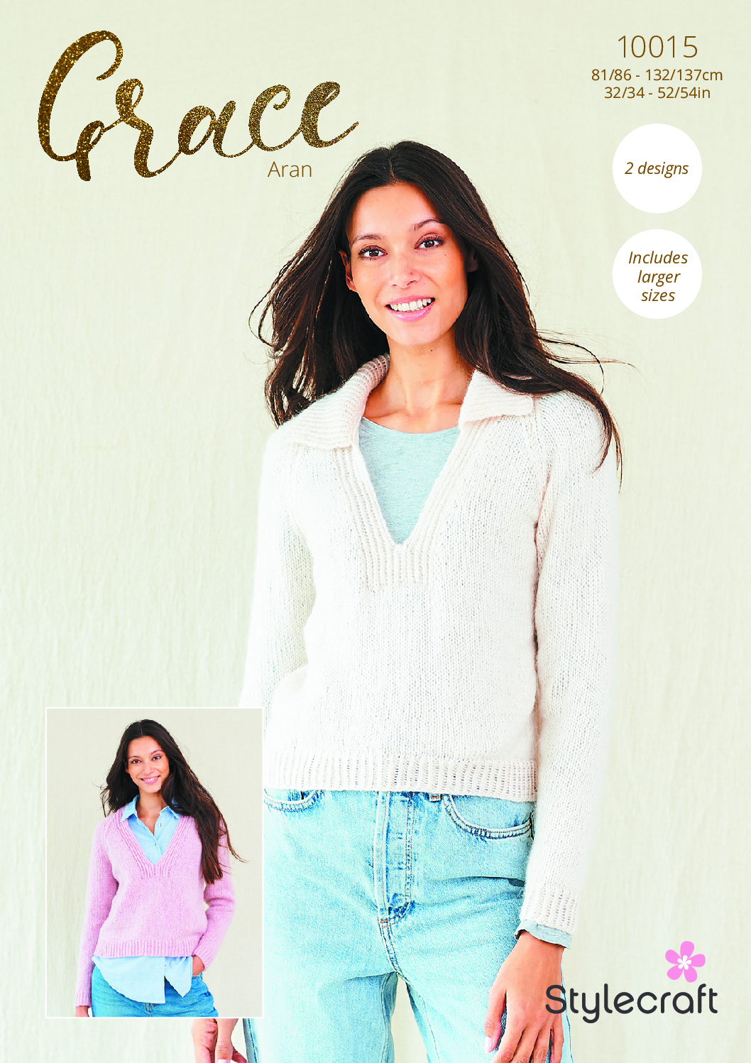 Stylecraft Sweaters in Grace Aran 10015