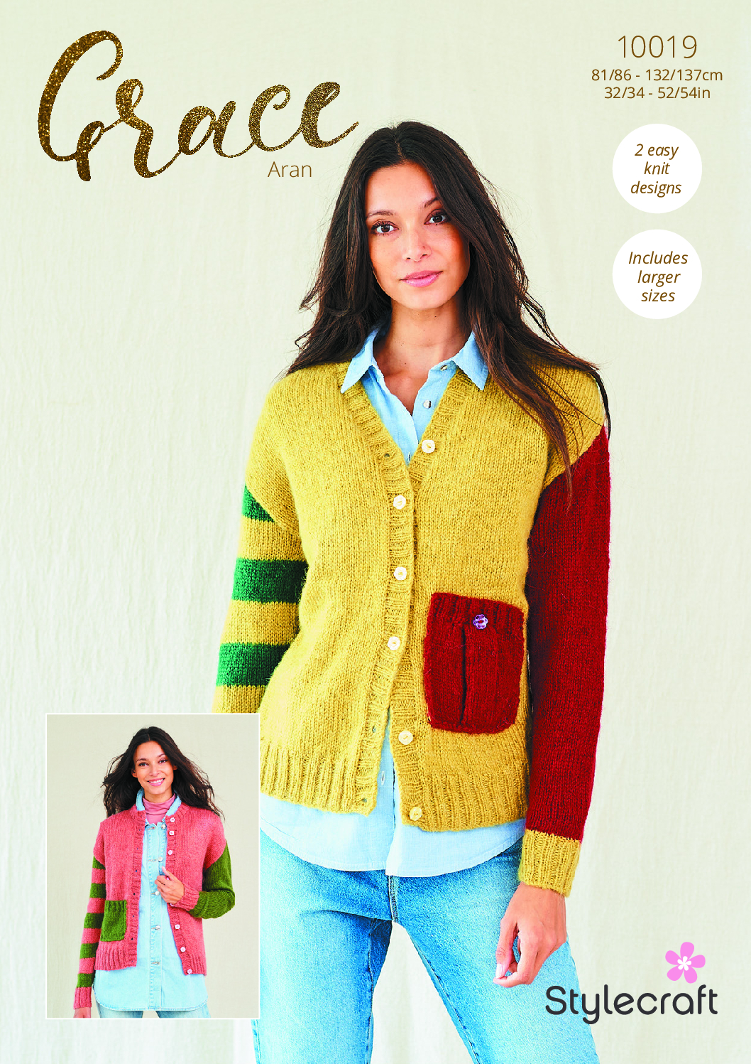 Stylecraft Cardigans in Grace Aran 10019