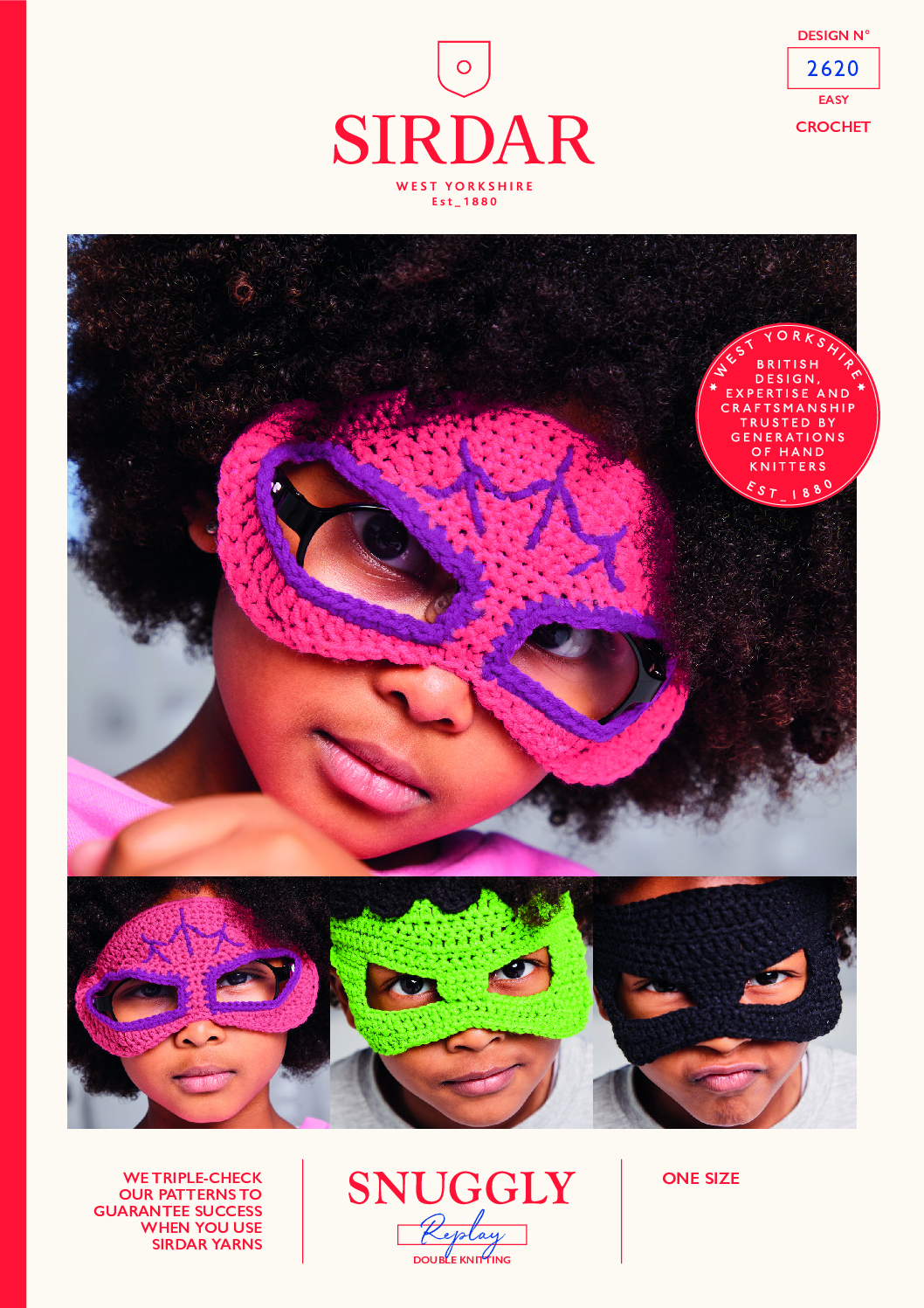 Alter Ego Masks in Sirdar Snuggly Replay DK (2620)