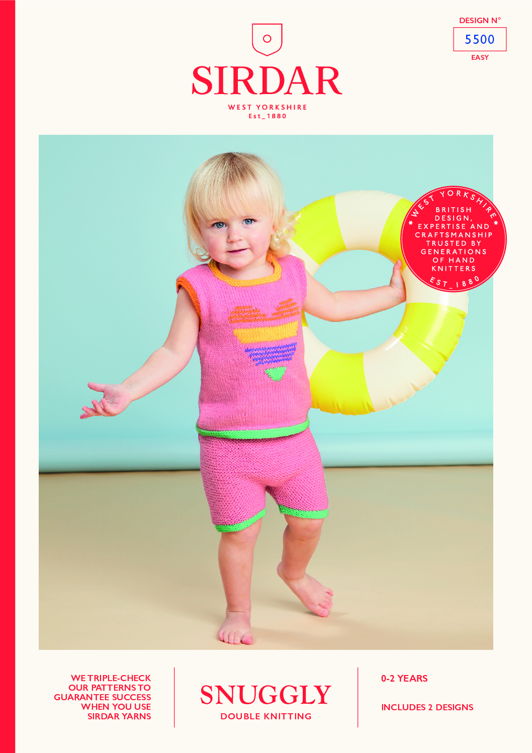 Summer Days Shorts Set in Sirdar Snuggly DK (5500)