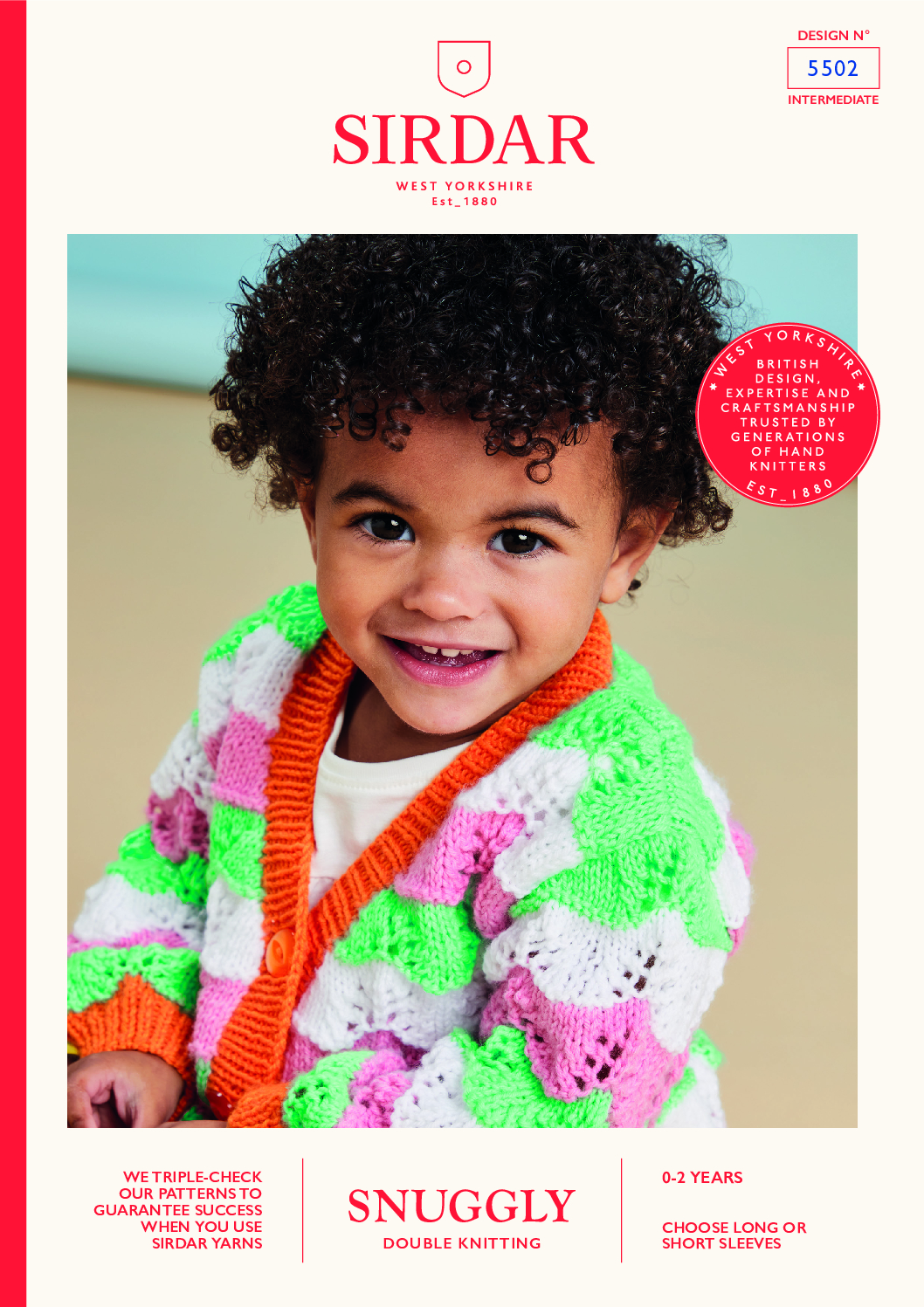 Catching Waves Cardigan in Sirdar Snuggly DK (5502)