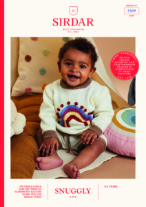 Rainbow Babe Shorts Set in Sirdar Snuggly 4ply (5509)