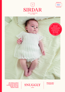 Scallop Pattern Dress & Pants in Sirdar Snuggly 2ply (5521)