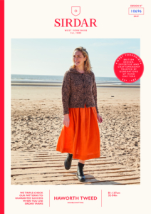 Coastal Path Cardigan in Sirdar Haworth Tweed DK (10696)