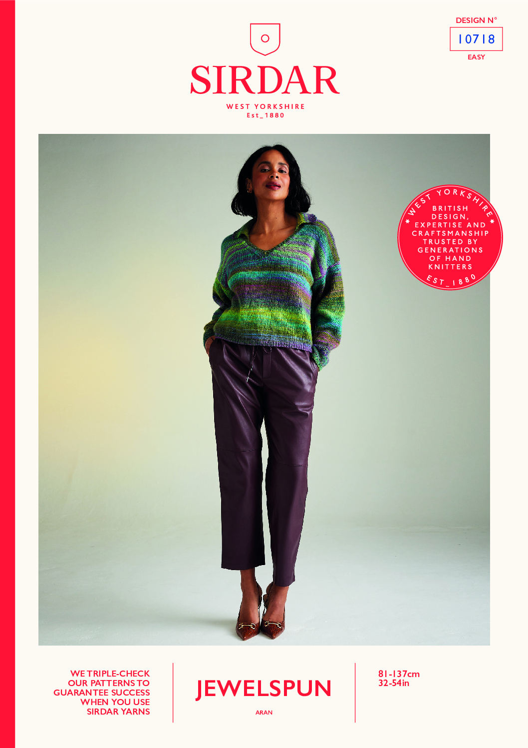 Midnight Garden Sweater in Sirdar Jewelspun Aran (10718)