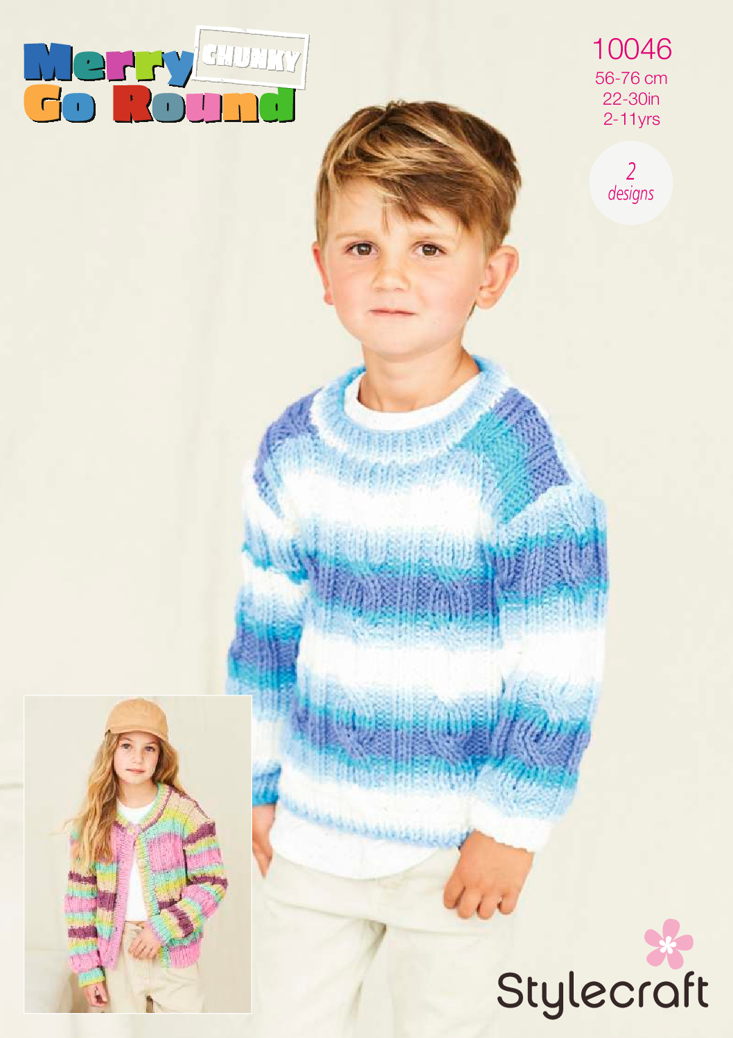 Stylecraft Sweater & Cardigan in Merry Go Round Chunky 10046