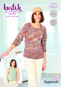 Stylecraft Sweater & Top in Batik Elements Swirl 10054
