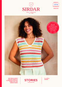 Soft Skyline Top in Sirdar Stories DK (10745)