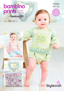 Stylecraft Crochet Tops & Blankets in Bambino Prints DK (10065)
