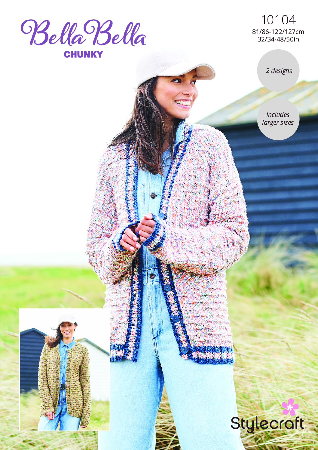 Stylecraft Cardigans in Bella Bella Chunky 10104