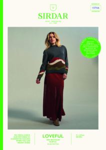 Earthscape Sweater in Sirdar Loveful 100% Recycled Acrylic DK (10766)