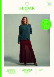 Ocean Currents Sweater in Sirdar Loveful 100% Recycled Acrylic DK (10773)