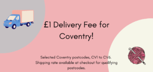 £1 Delivery Fee for CV1 to CV6