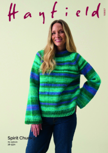 Circular Raglan Sweater in Hayfield Spirit Chunky (10857)