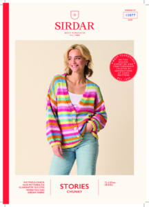 Cult Stripe Cardigan in Sirdar Stories Chunky (10877)