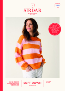 Big Stripe Sweater in Sirdar Soft Down DK (10883)