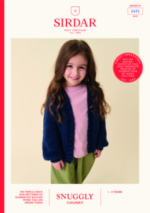 Nordic Nature Cardi in Sirdar Snuggly Chunky (2632)