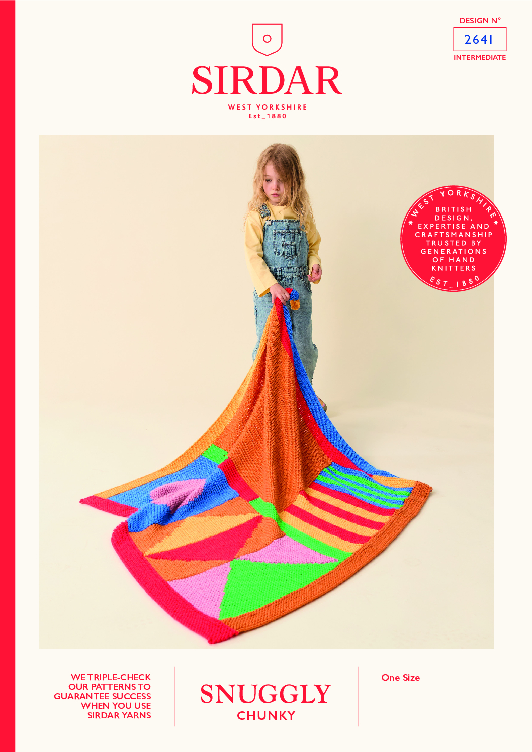 Scandi Shapes Blanket in Sirdar Snuggly Chunky (2641)